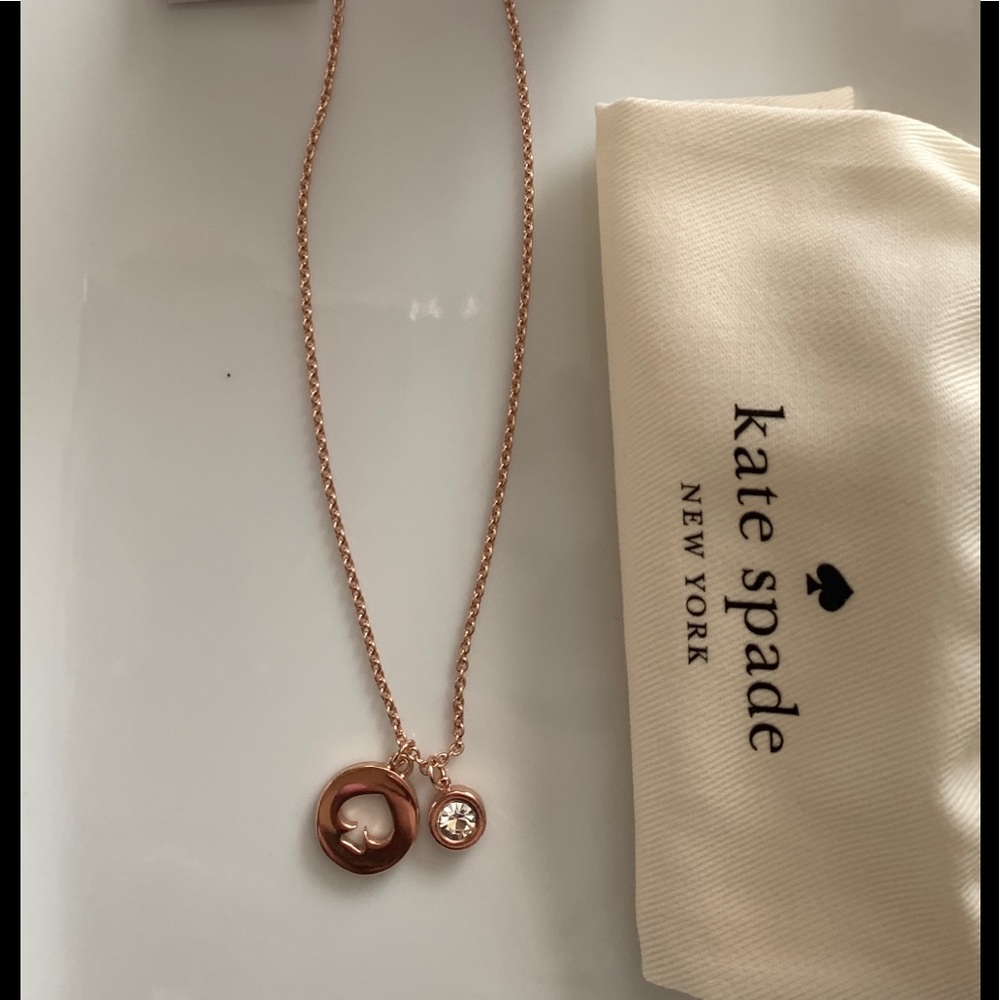 Kate Spate Spot the Spade Charm Necklace
